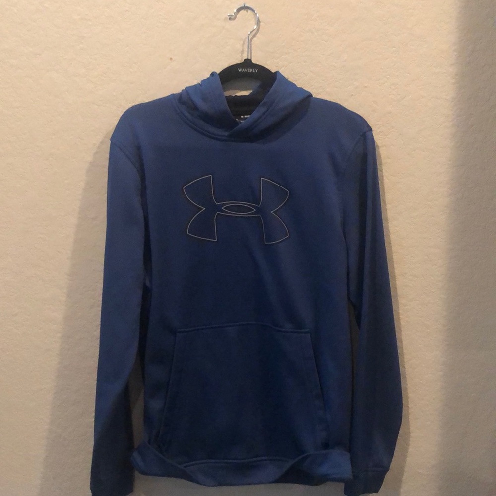 Under armour hoodie blue athletic